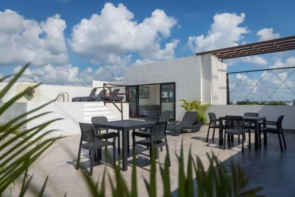 5Mins To Beach+Pool+Kingbed+Freedisneyplus Playa del Carmen Apartment